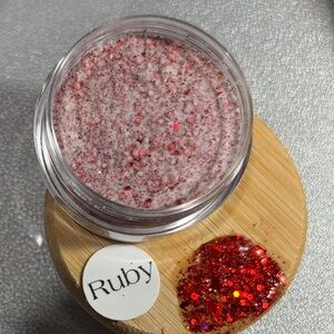 Ruby Red acrylic mix Glitter